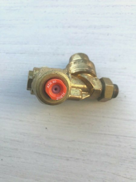 GETTO DOPPIO PER ATOMIZZATORE 1/4 MASCHIO M65 BRAGLIA CON ATR 80 ARANCIO