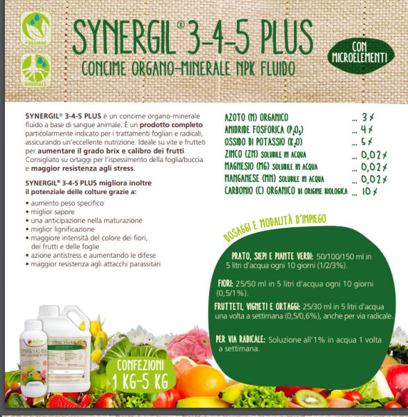 SYNERGIL 3-4-5 PLUS LT 5